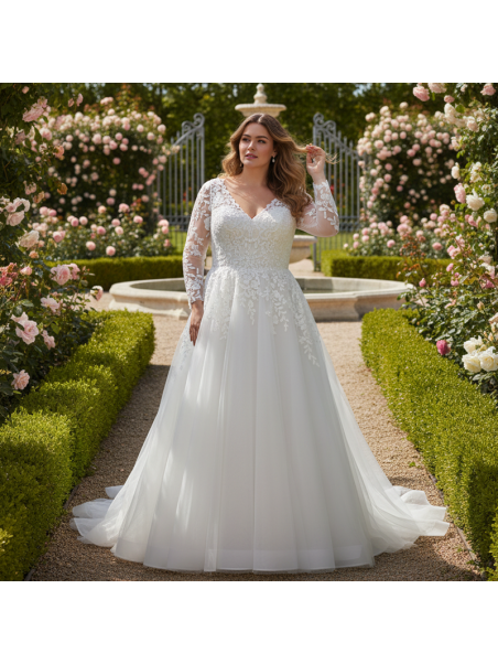 Nos robes romantiques  Curvy  27CUR02 Aviron