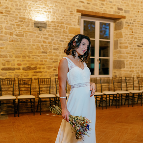 Nos robes de mariée  BO'M  Mont Saint Michel