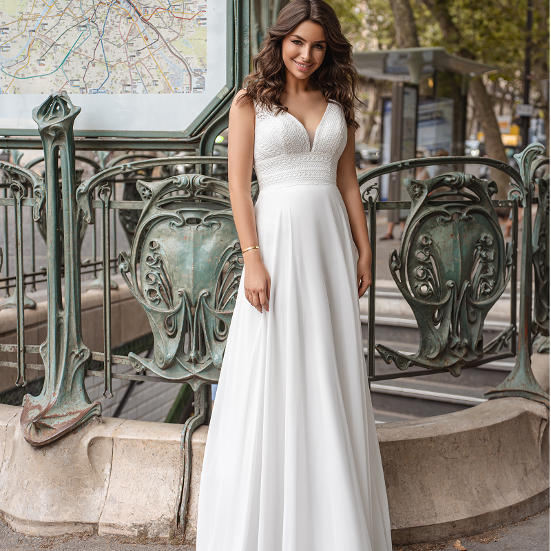 Nos robes de mariée  Emilie Love in Paris  Abesses