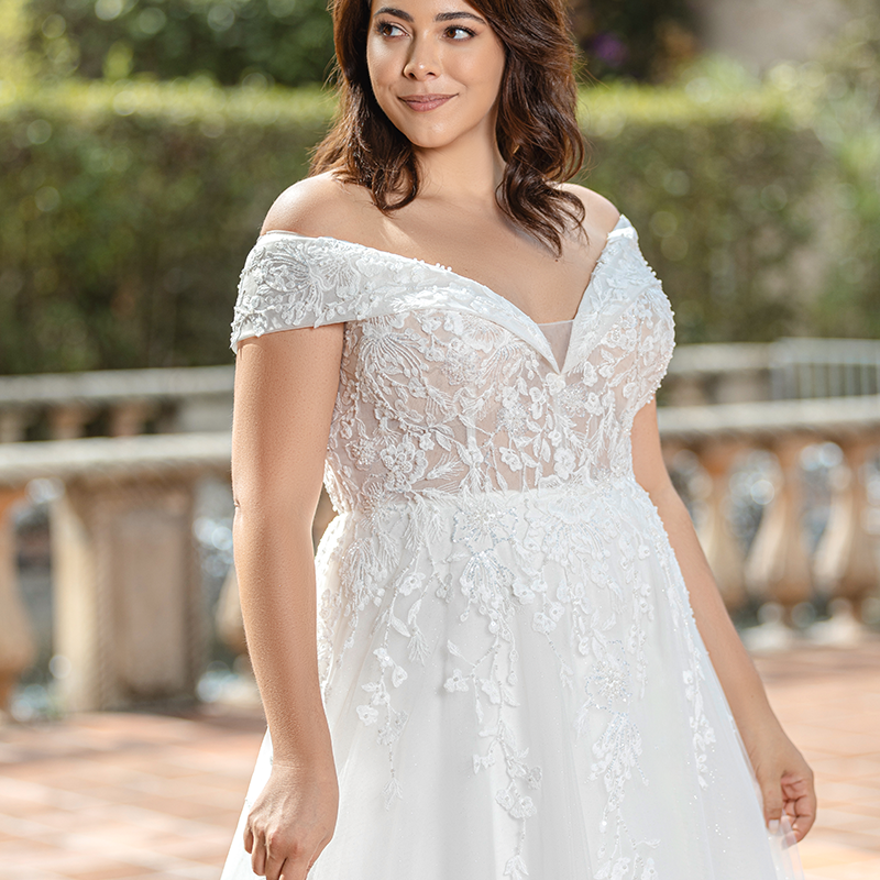 Nos robes de mariée  Curvy  Mondeville 258-13