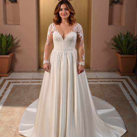 Nos robes romantiques  Curvy  Thao 26CUR03