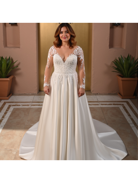 Nos robes romantiques  Curvy  Thao 26CUR03
