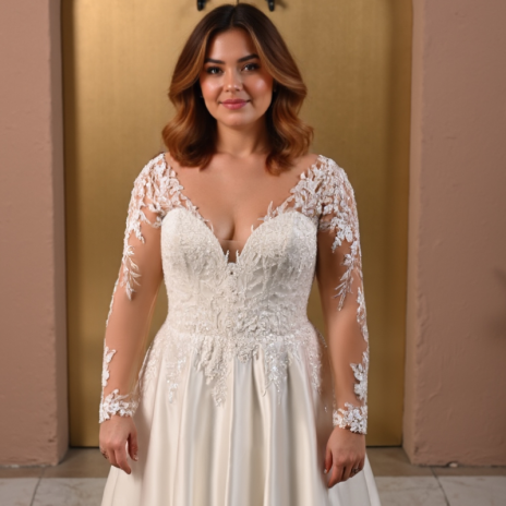 Nos robes romantiques  Curvy  Thao 26CUR03