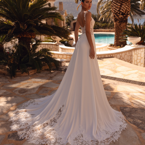 Nos robes romantiques  COSMO  Cerisé 8258