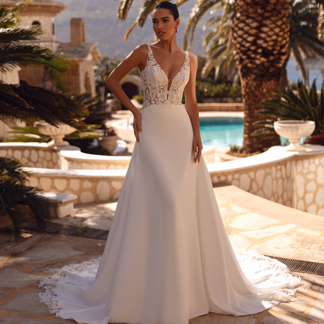 Nos robes romantiques  COSMO  Cerisé 8258