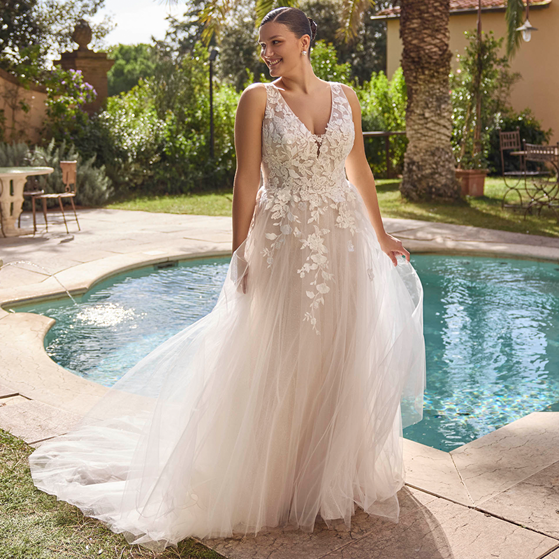 Nos robes romantiques  MODECA  JOLANTHE