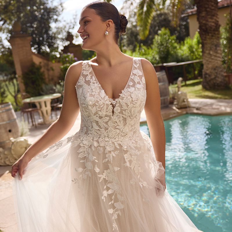 Nos robes romantiques  MODECA  JOLANTHE