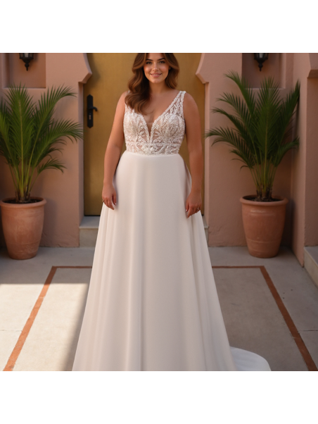 Nos robes de mariée  Curvy  Juline 26CUR01