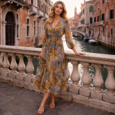 Robes longues  JMY  Robe à motif