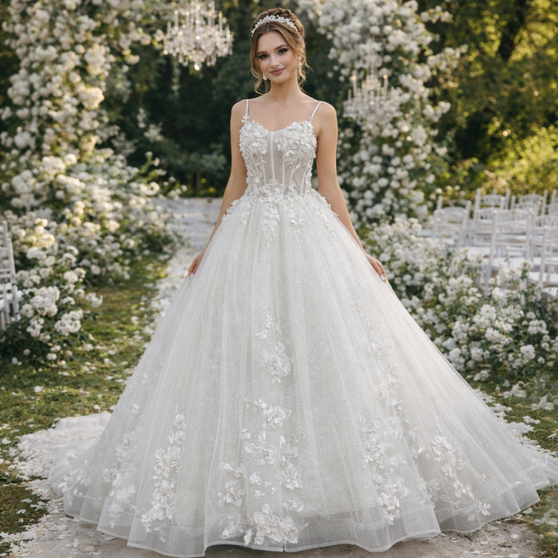 Nos robes romantiques    Somptueuse