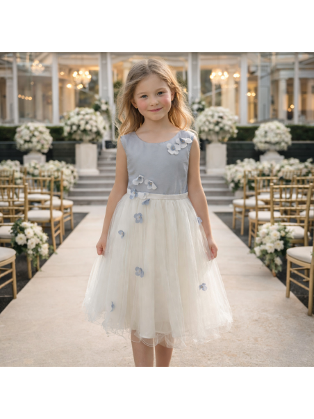 Robe  point mariage  Grenadine