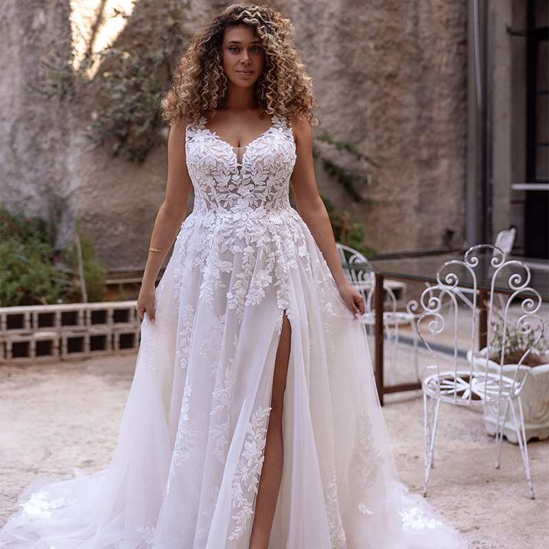 Nos robes romantiques  FLORIANNA  Auberville FL016