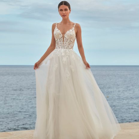 Nos robes romantiques    Hortensia 26019