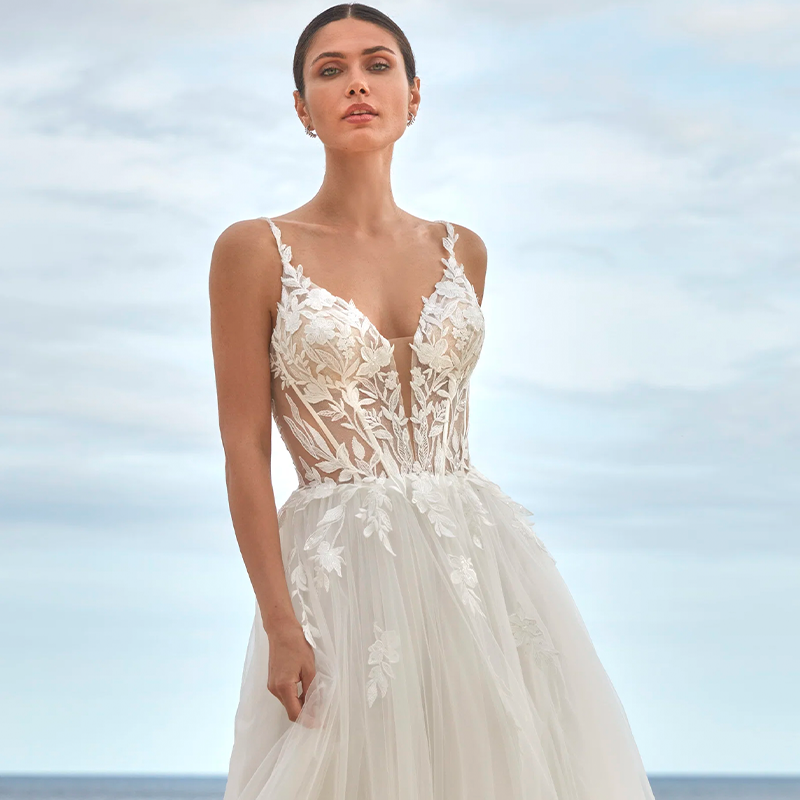 Nos robes romantiques    Hortensia 26019