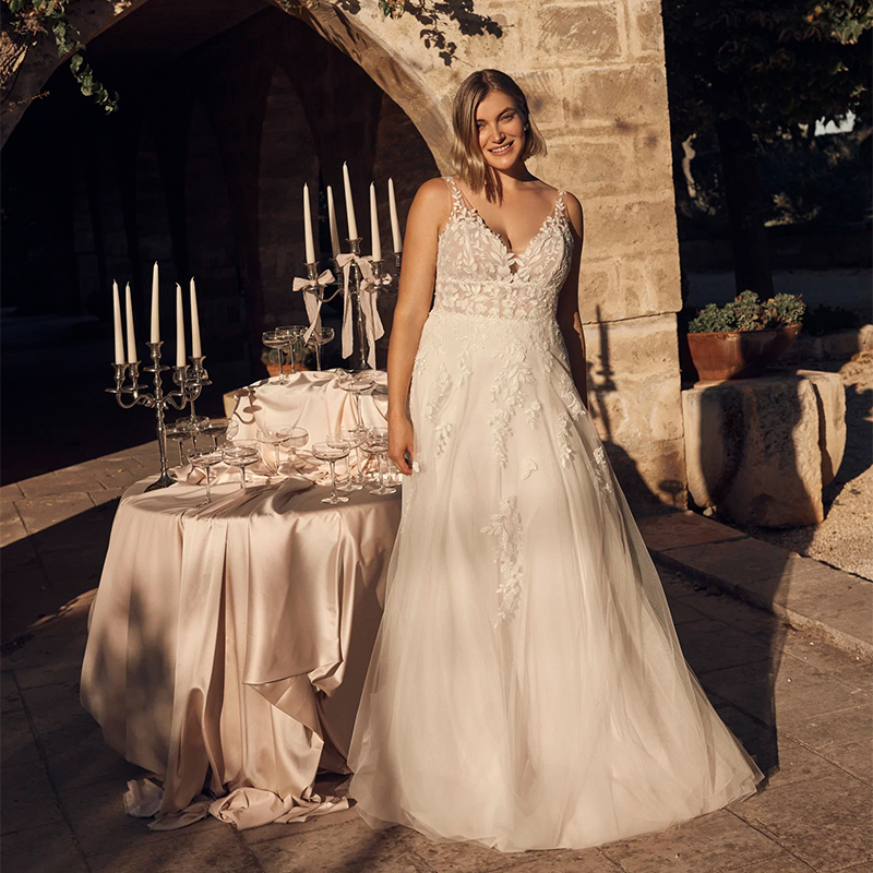 Nos robes romantiques  CURVES  Novalie