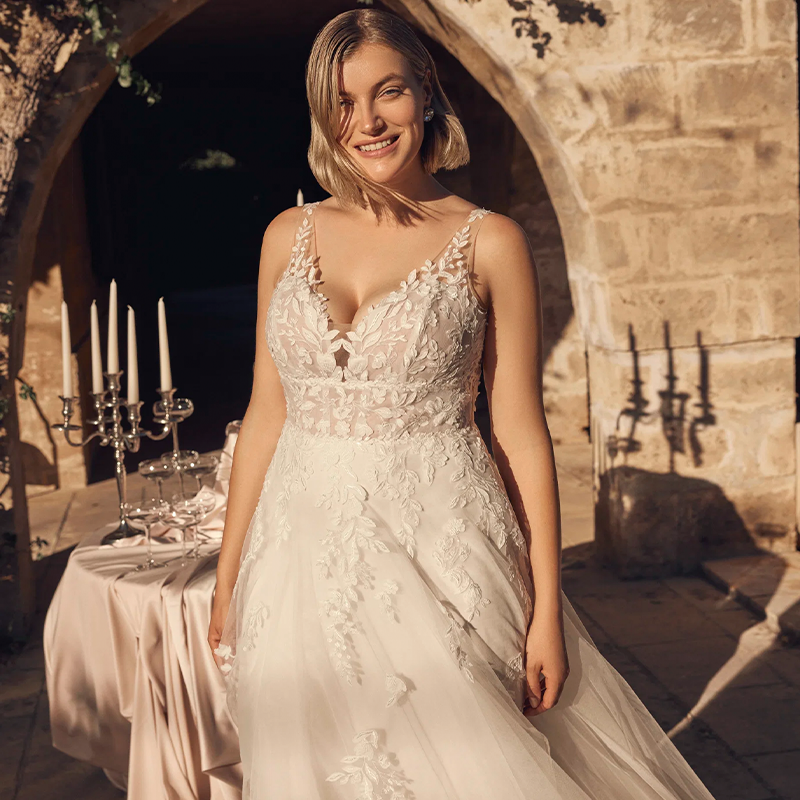Nos robes romantiques  CURVES  Novalie